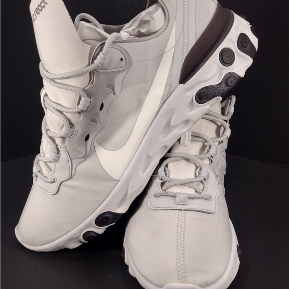 Nike React Men's Gray Sneakers size 13 pre owned Exellent condition - Picture 2 of 5